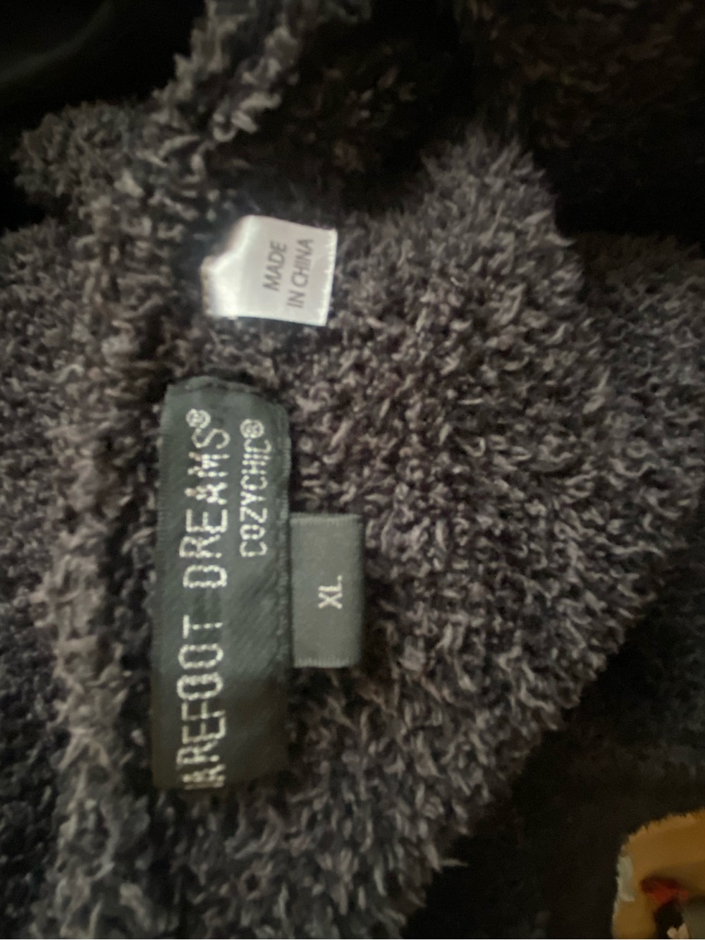 Barefoot Dreams Charcoal Hooded Open-Front Cardigan - Picture 4 of 4